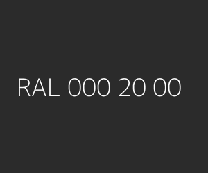 Szín RAL 000 20 00 