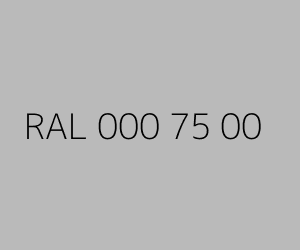Szín RAL 000 75 00 