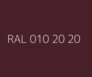 Szín RAL 010 20 20 