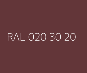 Szín RAL 020 30 20 