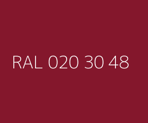 Szín RAL 020 30 48 