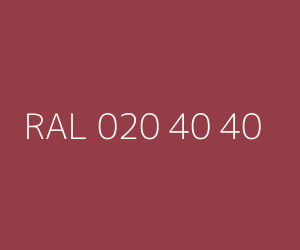 Szín RAL 020 40 40 