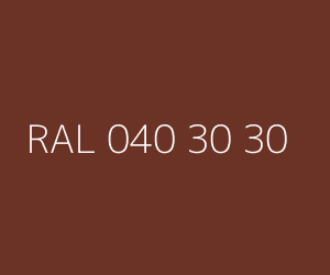 Szín RAL 040 30 30 