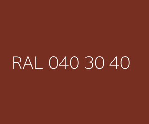 Szín RAL 040 30 40 