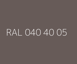 Szín RAL 040 40 05 