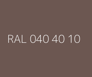 Szín RAL 040 40 10 