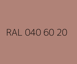Szín RAL 040 60 20 