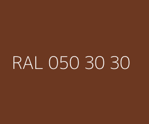 Szín RAL 050 30 30 