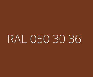 Szín RAL 050 30 36 