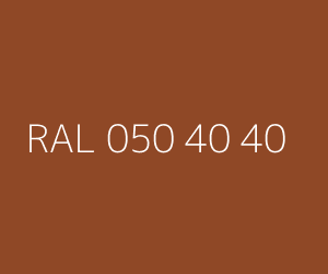 Szín RAL 050 40 40 