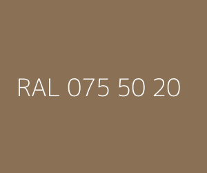 Szín RAL 075 50 20 