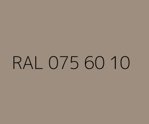 Szín RAL 075 60 10 