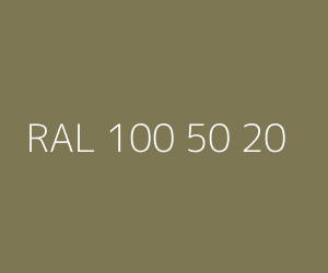 Szín RAL 100 50 20 