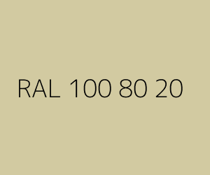 Szín RAL 100 80 20 