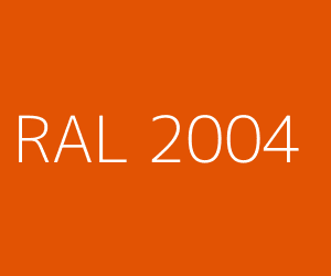 Szín RAL 2004 PURE ORANGE