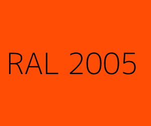 Szín RAL 2005 LUMINOUS ORANGE