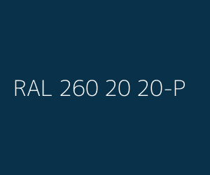 Szín RAL 260 20 20-P 