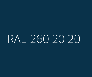Szín RAL 260 20 20 