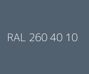 Szín RAL 260 40 10 