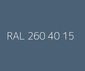Szín RAL 260 40 15 