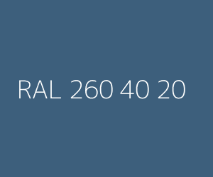 Szín RAL 260 40 20 