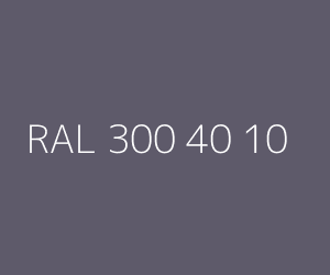 Szín RAL 300 40 10 