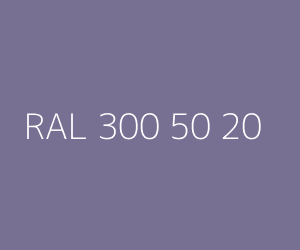 Szín RAL 300 50 20 