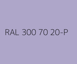 Szín RAL 300 70 20-P 