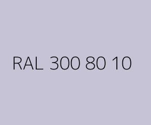 Szín RAL 300 80 10 