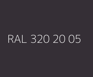 Szín RAL 320 20 05 