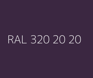 Szín RAL 320 20 20 
