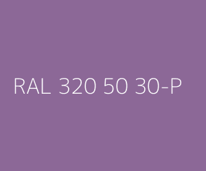 Szín RAL 320 50 30-P 