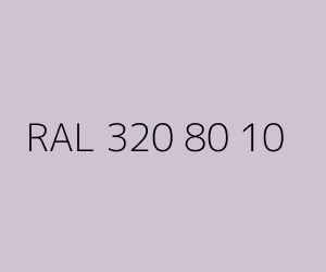 Szín RAL 320 80 10 