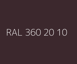 Szín RAL 360 20 10 