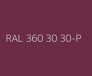 Szín RAL 360 30 30-P 