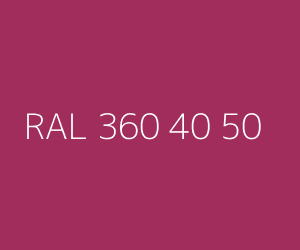 Szín RAL 360 40 50 
