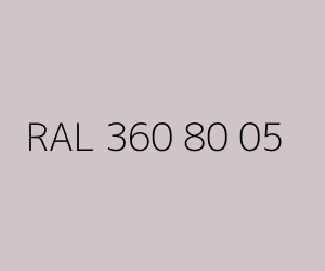 Szín RAL 360 80 05 