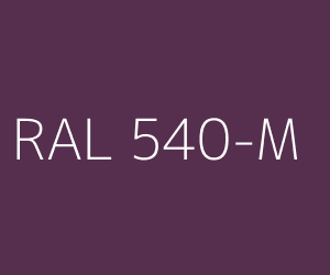 Szín RAL 540-M 