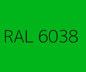 Szín RAL 6038 LUMINOUS GREEN